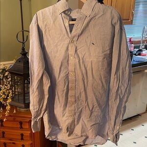 Vineyard Vines Light Blue Casual Button-Down Shirt